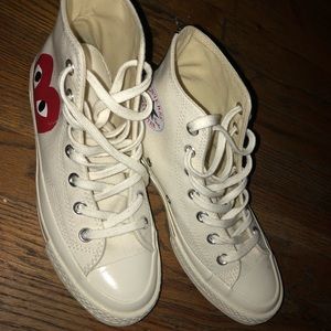 Comme des Garçons converse white